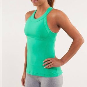 Lululemon Run Make it Count Tank Stretch Built in Bra Size 8